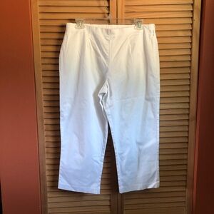 Cropped Pants with side zipper